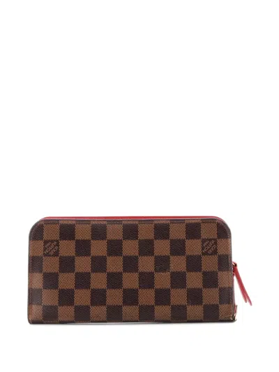 Pre-owned Louis Vuitton Insolite Wallet Damier Small Wallets In Brown