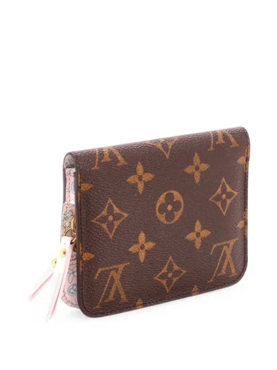 Pre-owned Louis Vuitton Insolite Wallet Monogram Canvas Compact Small Wallets In Brown
