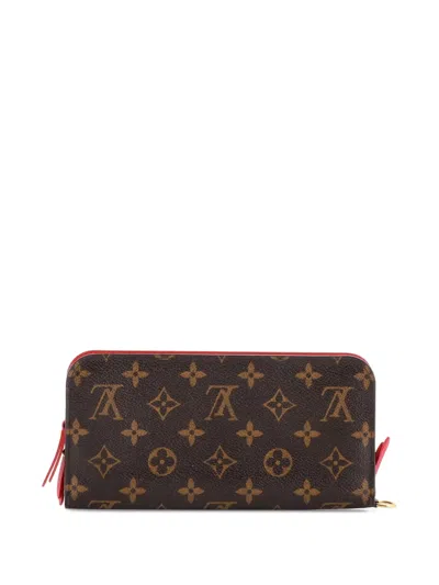 Pre-owned Louis Vuitton Insolite Wallet Monogram Canvas Small Wallets In Brown