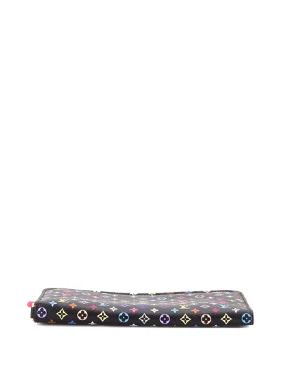 Pre-owned Louis Vuitton Insolite Wallet Monogram Multicolor Small Wallets In Black