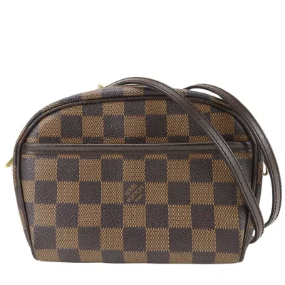 Pre-owned Louis Vuitton Ipanema Brown Canvas Clutch Bag ()