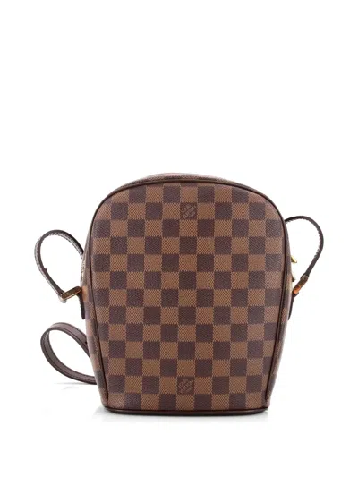 Pre-owned Louis Vuitton Ipanema Handbag Damier Pm Crossbody Bag In Brown