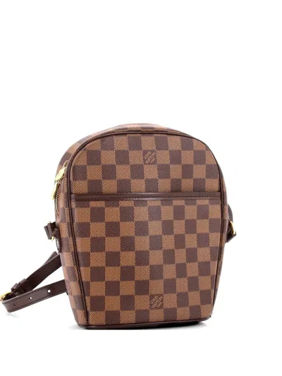 Pre-owned Louis Vuitton Ipanema Handbag Damier Pm Crossbody Bag In Brown