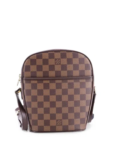 Pre-owned Louis Vuitton Ipanema Handbag Damier Pm Crossbody Bag In Brown
