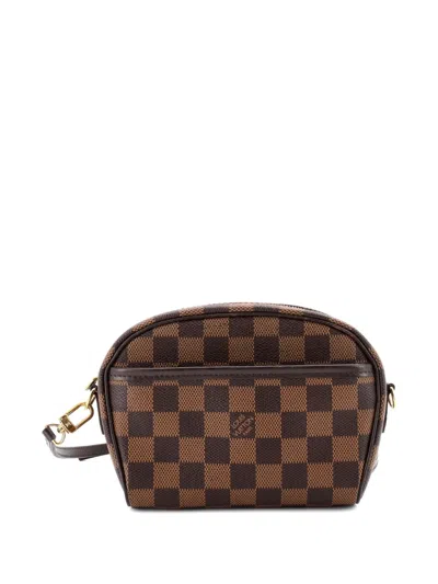 Pre-owned Louis Vuitton Ipanema Pochette Damier Crossbody Bag In Brown