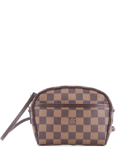 Pre-owned Louis Vuitton Ipanema Pochette Damier Crossbody Bag In Brown
