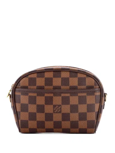 Pre-owned Louis Vuitton Ipanema Pochette Damier Crossbody Bag In Brown