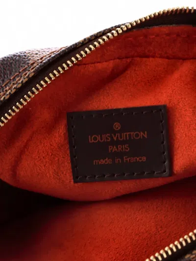 Pre-owned Louis Vuitton Ipanema Pochette Damier Crossbody Bag In Brown