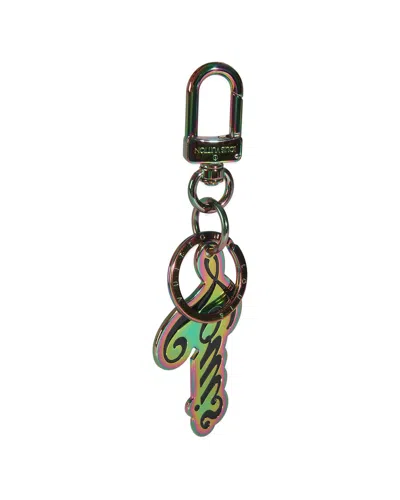 Pre-owned Louis Vuitton Iridescent Signature Key Ring (authentic Pre-loved)