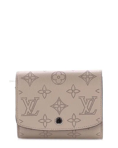 Pre-owned Louis Vuitton Iris Wallet Nm Mahina Leather Compact (authentic Pre-loved)