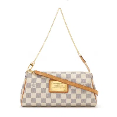 Pre-owned Louis Vuitton Ivory Damier Azur Pouch Shoulder Bag ()