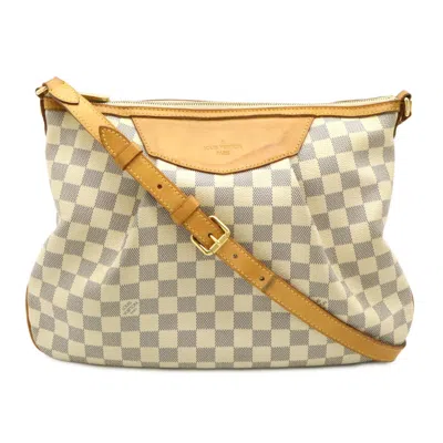 Pre-owned Louis Vuitton Ivory Damier Azur Shoulder Bag ()