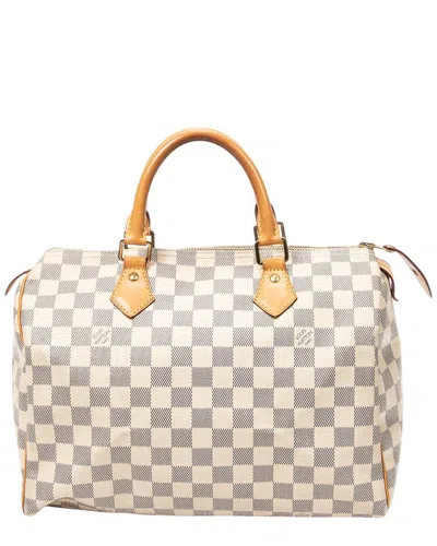 Louis Vuitton Ivory Damier Azur Speedy 30 (authentic Pre-loved)