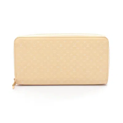 Pre-owned Louis Vuitton Ivory Jaune Yellow Leather Long Wallet (bi-fold) ()
