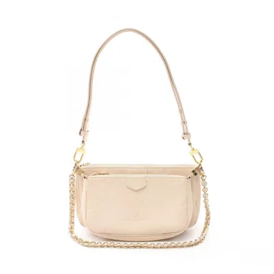 Pre-owned Louis Vuitton Ivory Monogram Empreinte Pochette Shoulder Bag ()
