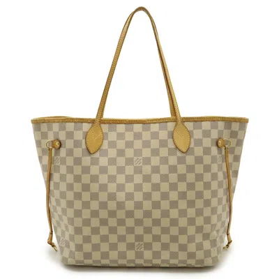 Pre-owned Louis Vuitton Ivory Pvc Shoulder Bag Tote Bag ()