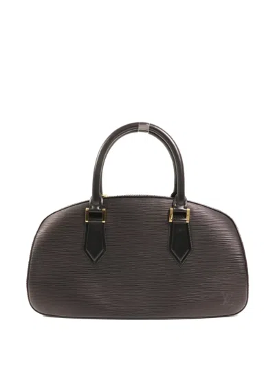 Pre-owned Louis Vuitton Jasmin Epi Leather Tote Bag In Black
