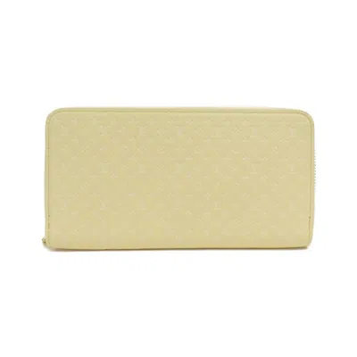 Pre-owned Louis Vuitton Jaune Leather Long Wallet (bi-fold) ()