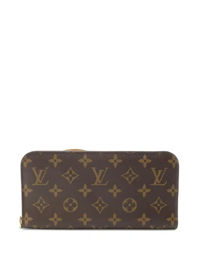 Pre-owned Louis Vuitton Jaune Monogram Wallet In Brown