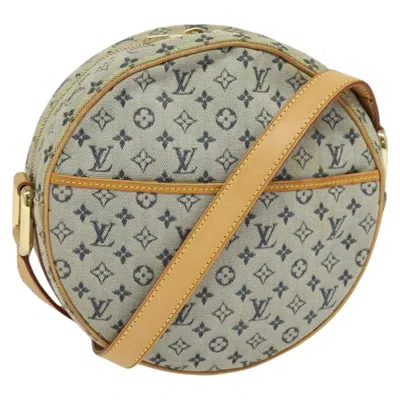 Pre-owned Louis Vuitton Jeanne Blue Canvas Shoulder Bag ()