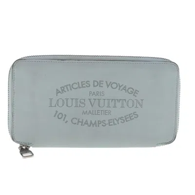 Pre-owned Louis Vuitton Jena Green Leather Wallet  ()