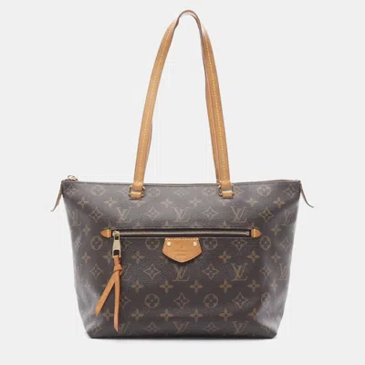 Pre-owned Louis Vuitton Jena Pm Brown Monogram Canvas Shoulder Tote