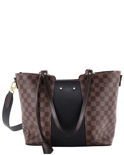 Pre-owned Louis Vuitton Jersey Handbag Damier With (authentic Pre-loved)