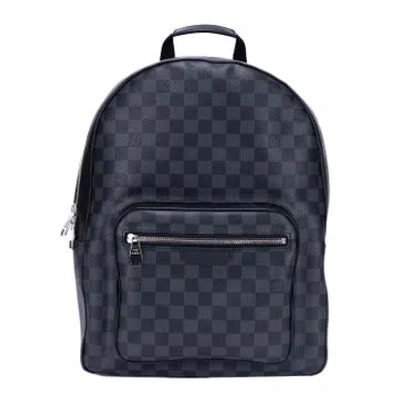 Pre-owned Louis Vuitton Josh Backpack In Black