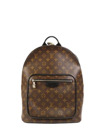Pre-owned Louis Vuitton Josh Backpack In Brown