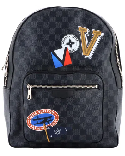 Pre-owned Louis Vuitton Josh Backpack Limited Edition Damier Graphite Lv League  (authentic Pre-loved)