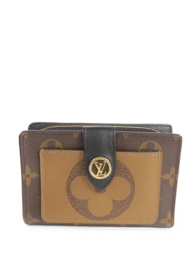 Pre-owned Louis Vuitton Juliet Monogram Reverse Wallet In Brown