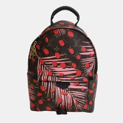 Pre-owned Louis Vuitton Jungle Dots Monogram Palm Springs Pm In Brown