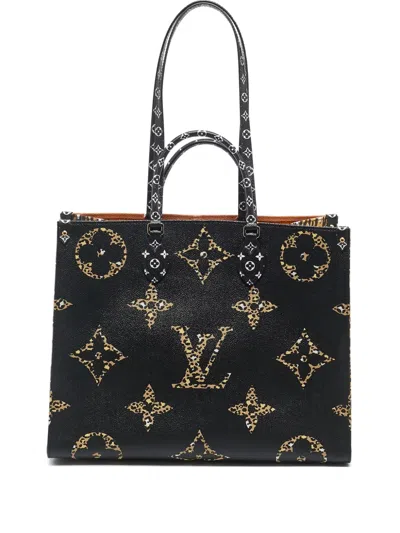 Pre-owned Louis Vuitton Jungle Giant Monogram Canvas Tote Bag