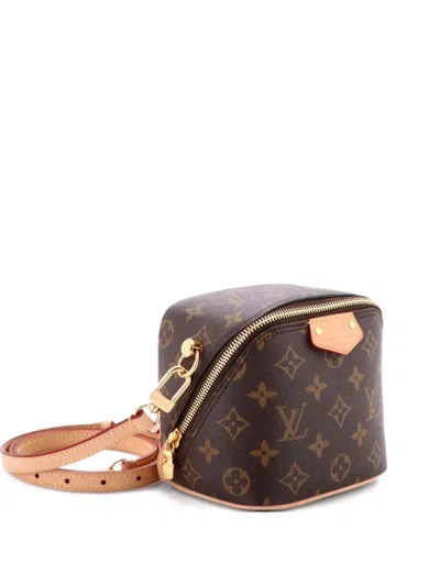 Pre-owned Louis Vuitton Just In Case Shoulder Bag Monogram Coated Canvas Crossbody Bag In Brown