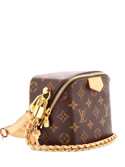 Pre-owned Louis Vuitton Just In Case Shoulder Bag Monogram Coated Canvas Crossbody Bag In Brown