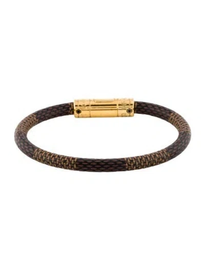 Pre-owned Louis Vuitton Keep It Bracelet In Brown