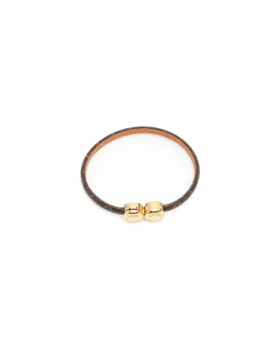 Pre-owned Louis Vuitton Keep Twice Bracelet In Brown