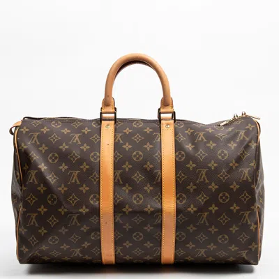 Pre-owned Louis Vuitton Keepall 45 In Brown
