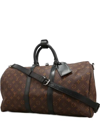 Pre-owned Louis Vuitton Keepall 45 Travel Bag In Brown
