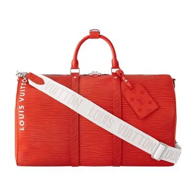 Louis Vuitton Keepall Bandoulière 50 In Red