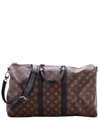 Louis Vuitton Keepall Bandouliere Bag Macassar Monogram 45 (authentic Pre-  Loved)