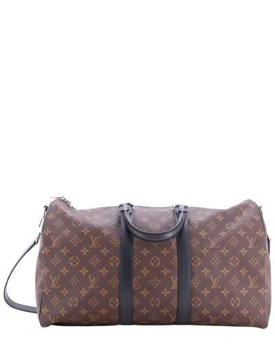 Pre-owned Louis Vuitton Keepall Bandouliere Bag Macassar Monogram Canvas 45 (authentic  Pre-loved)