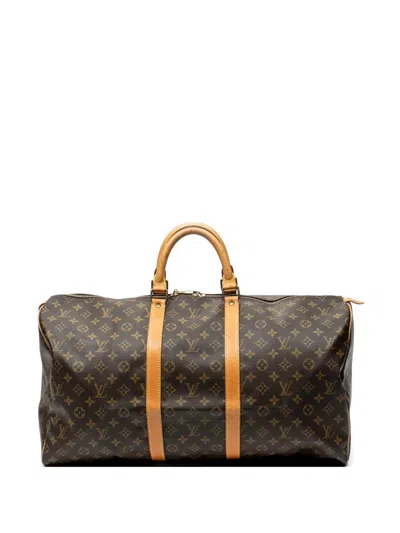 Louis Vuitton Keepall Travel Bag In Brown