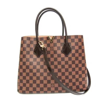 Pre-owned Louis Vuitton Kensington Canvas Handbag () In Brown