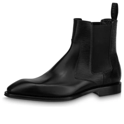 Pre-owned Louis Vuitton Kensington Chelsea Boots 'black'