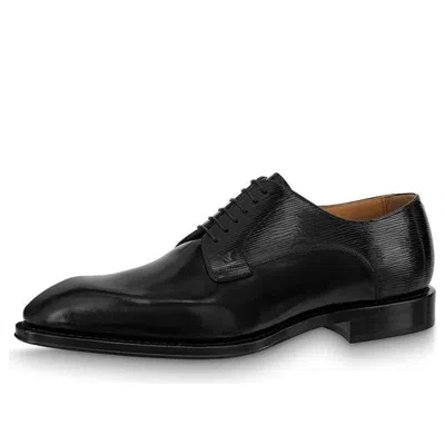 Pre-owned Louis Vuitton Kensington Derby Shoes 'black'