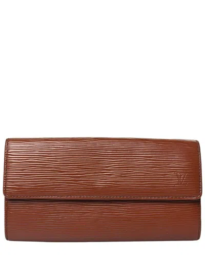 Pre-owned Louis Vuitton Sarah Leather Wallet