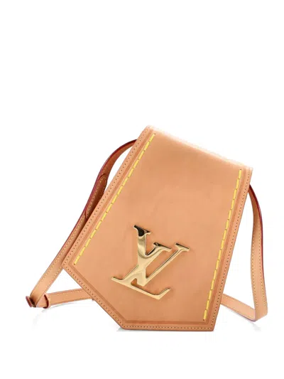 Pre-owned Louis Vuitton Key Bell Xl Handbag Vachetta Leather Crossbody Bag In Brown