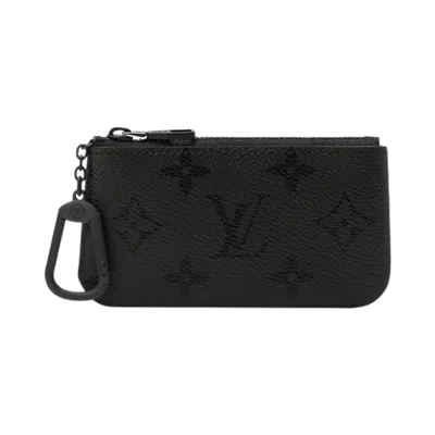 Pre-owned Louis Vuitton Key Pouch 'black Monogram Midnight Canvas' | Men's Size Onesize
