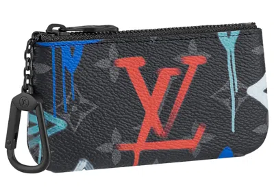 Pre-owned Louis Vuitton Key Pouch In Lv Graffiti